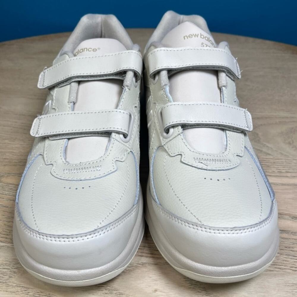 New Balance Men’s Walking Shoes MW577VB Hook Loop Strap Comfort Bone Size 9 - Picture 5 of 9